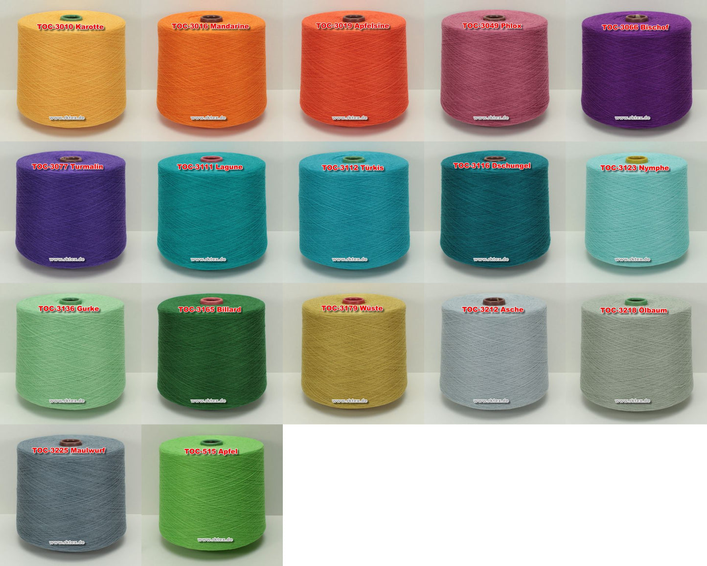 Wunschwicklung 8 Farben 3-6fädig