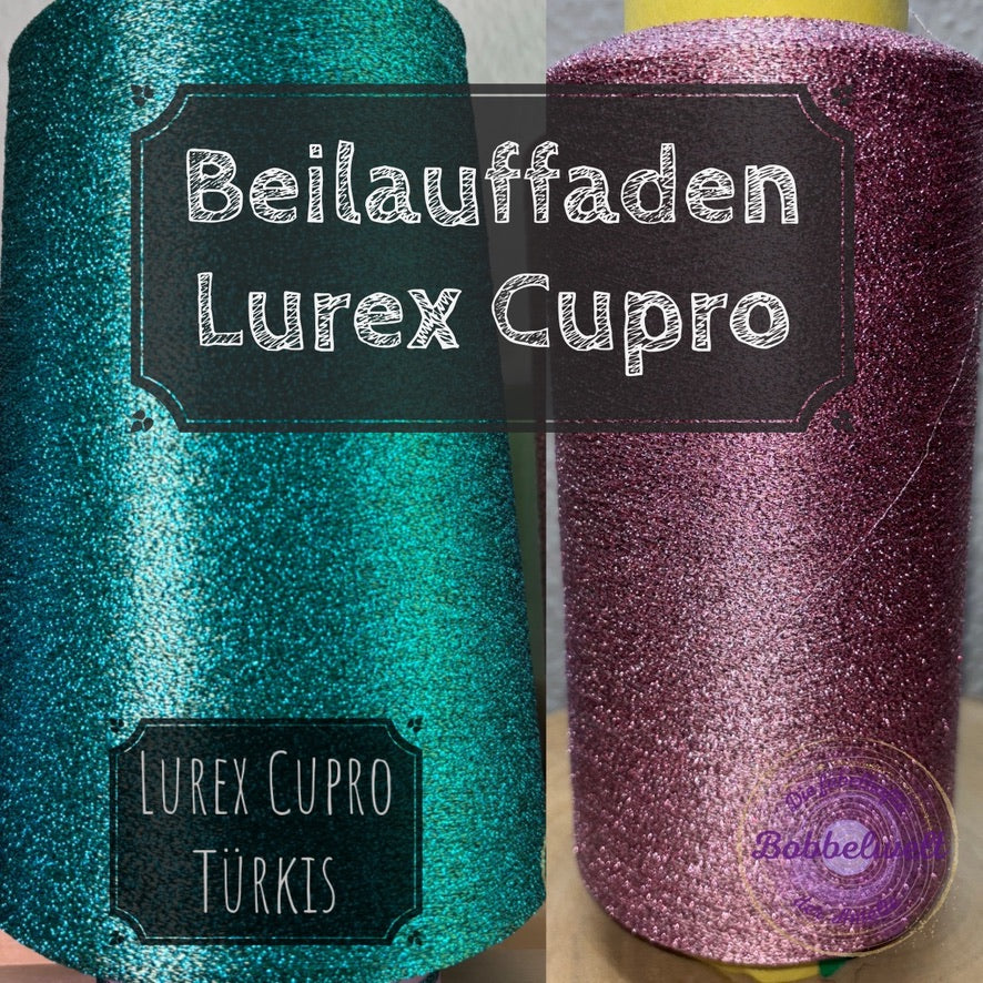 Beilauffaden Lurex Cupro Glitzer
