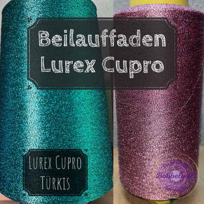 Beilauffaden Lurex Cupro Glitzer