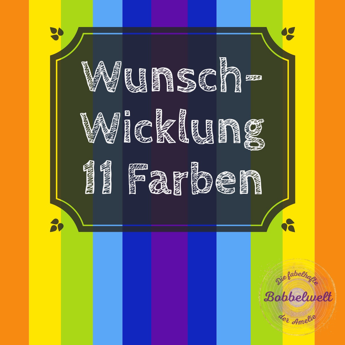 Wunschwicklung 11 Farben 3-5fädig