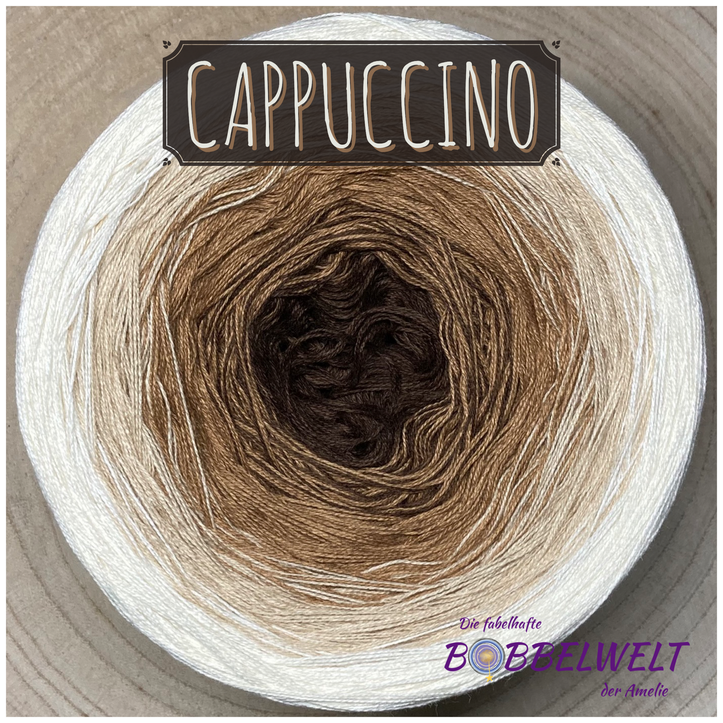 Bobbel Cappuccino 3-6fädig