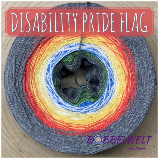 Bobbel Disability Pride Flag 3-6fädig