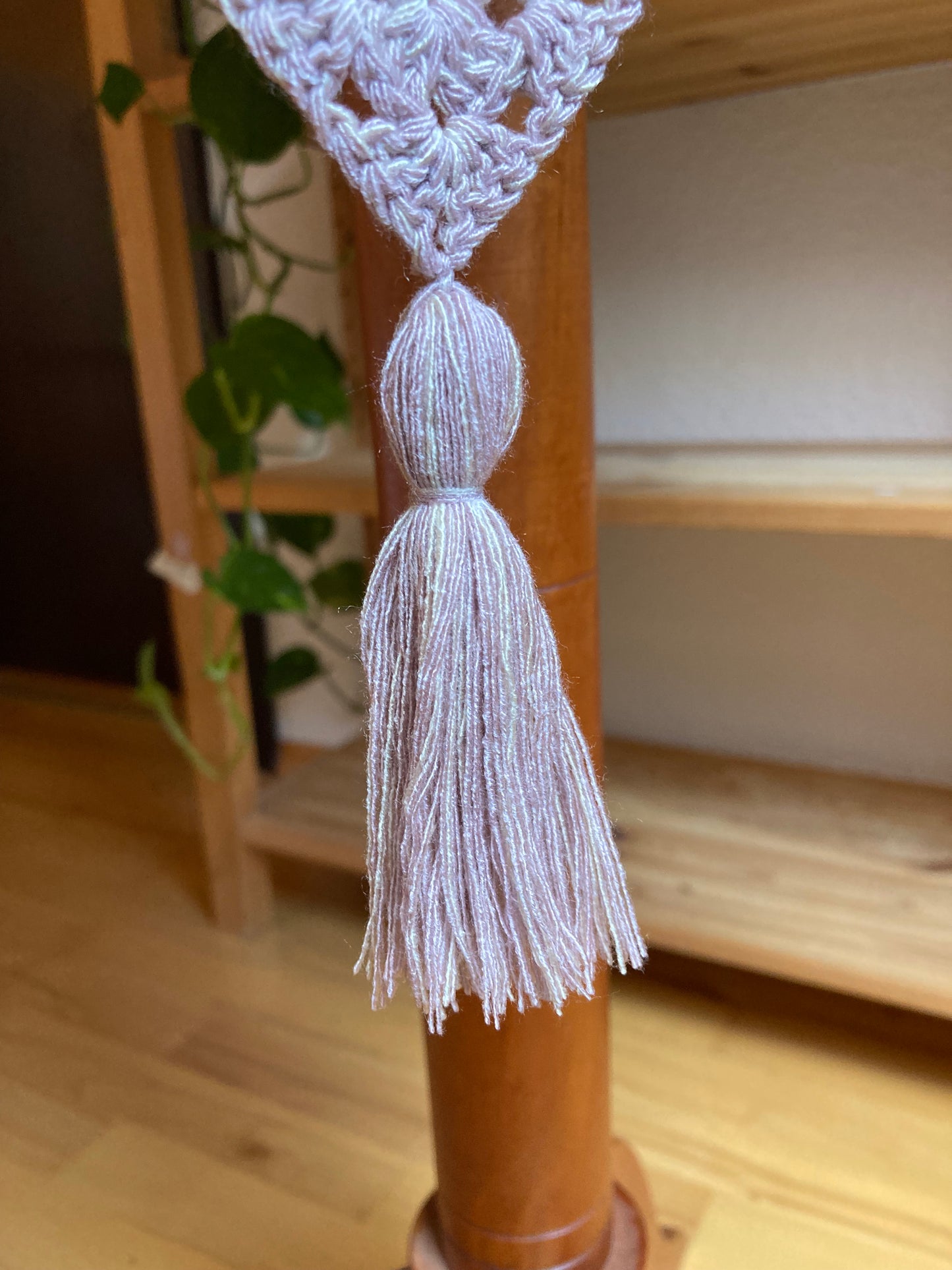 Gehäkeltes Half Granny Tuch
