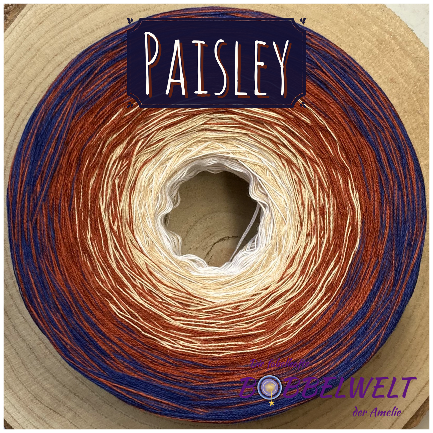 Bobbel Paisley 3-6fädig