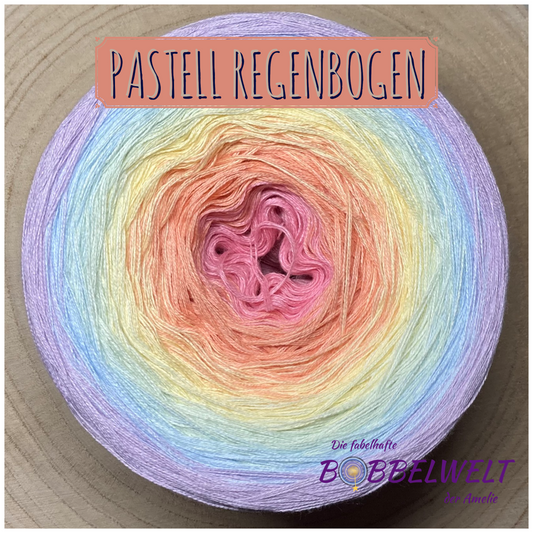 Bobbel Pastell Regenbogen 3-6fädig