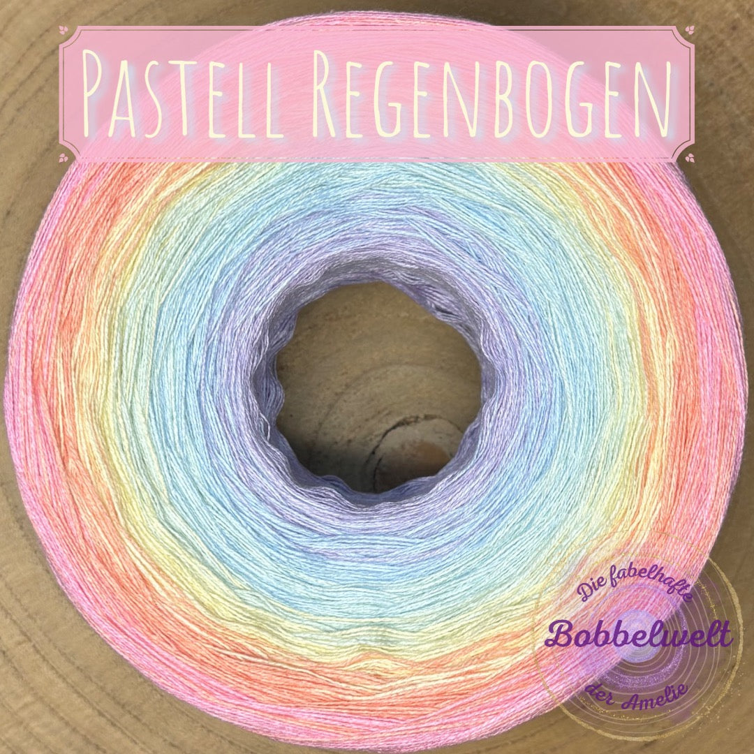 Bobbel Pastell Regenbogen 3-6fädig