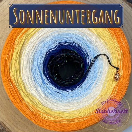 Bobbel Sonnenuntergang 3-6fädig