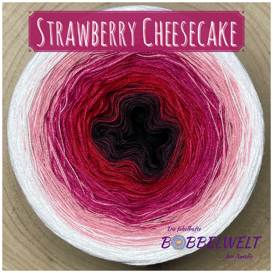 Bobbel Strawberry Cheesecake 3-6fädig