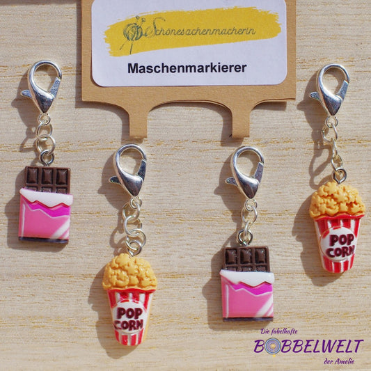 Maschenmarkierer Schoki & Popcorn